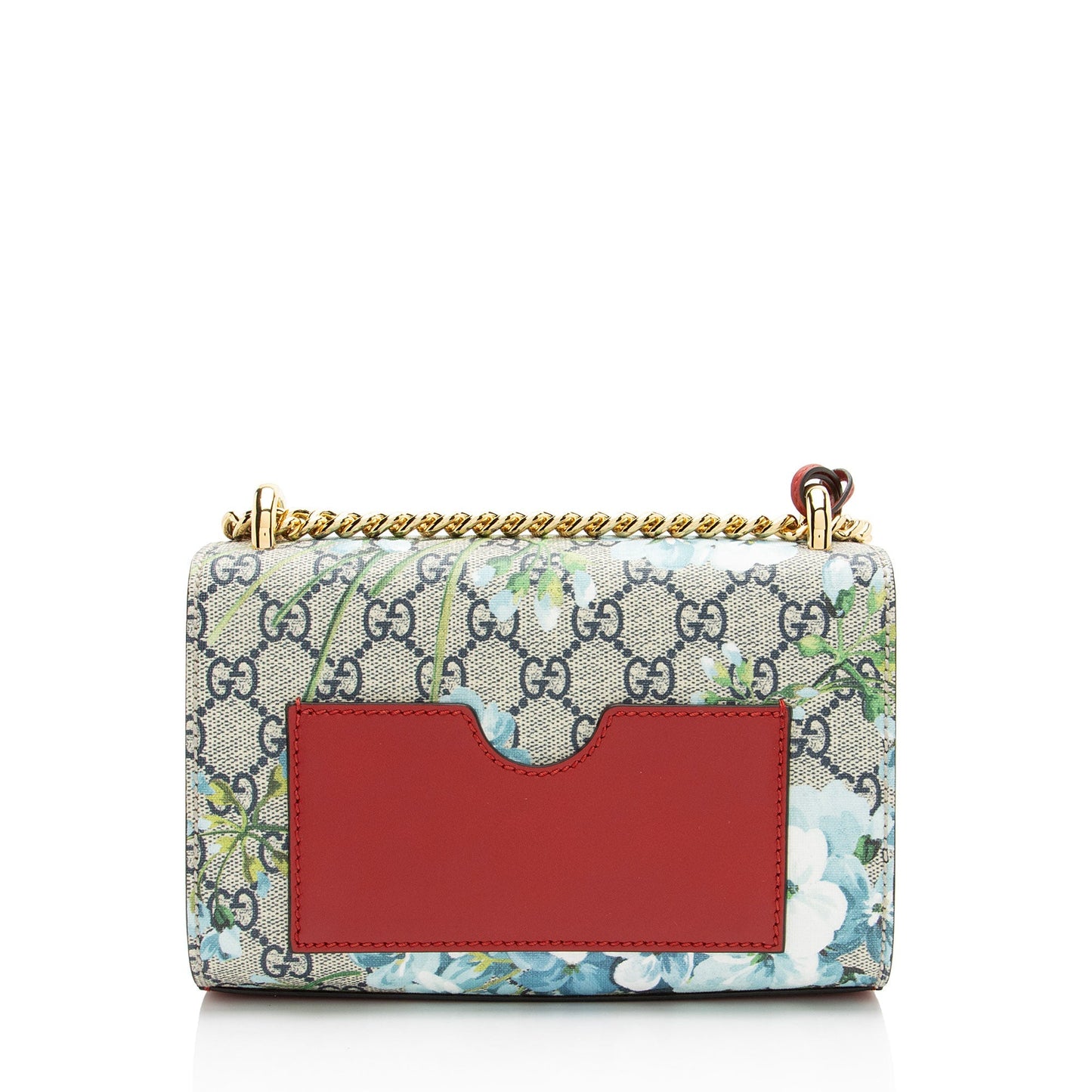 Gucci GG Supreme Blooms Padlock Small Shoulder Bag