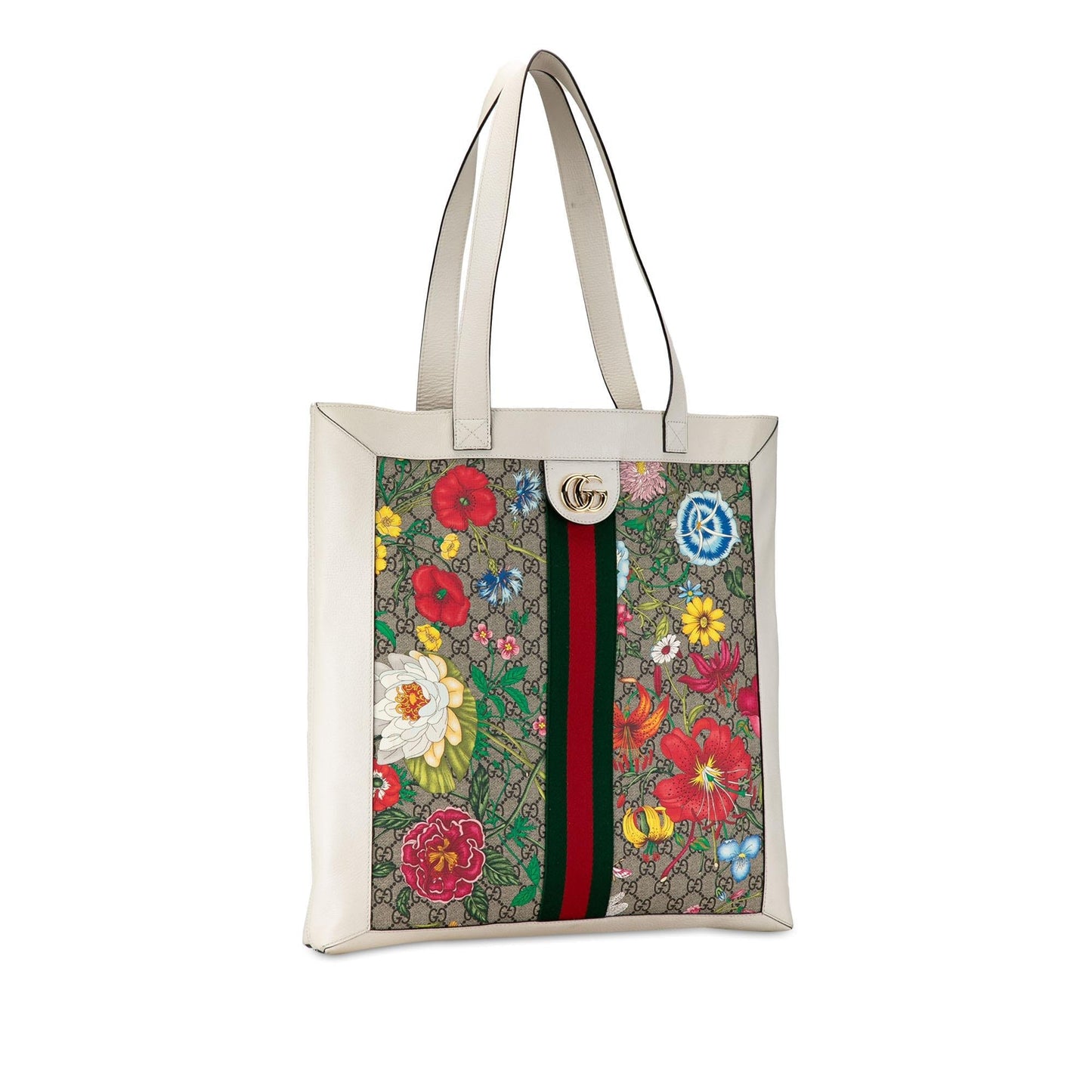 Gucci GG Supreme Flora Ophidia Tote