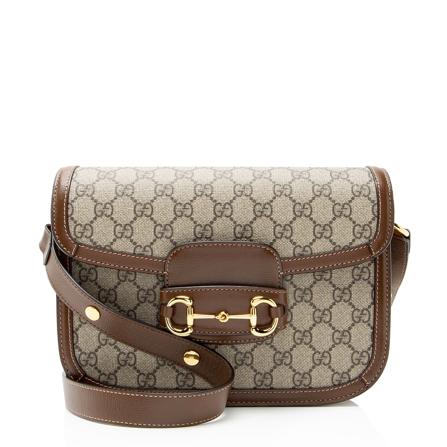 Gucci GG Supreme Horsebit 1955 Medium Shoulder Bag
