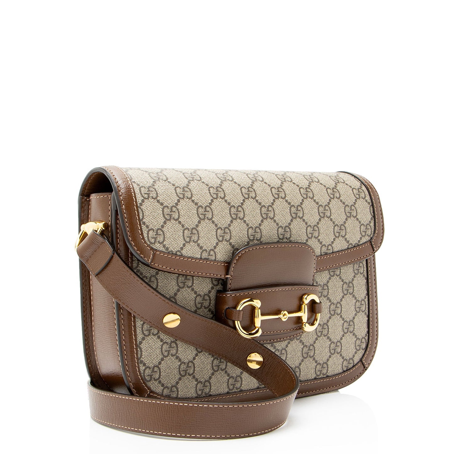 Gucci GG Supreme Horsebit 1955 Medium Shoulder Bag