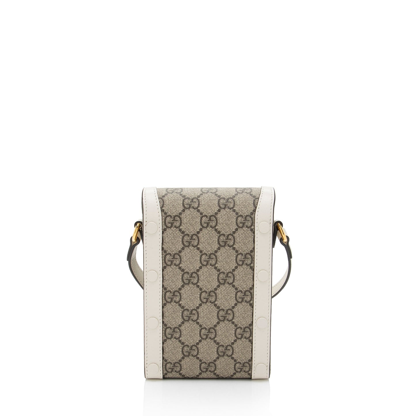 Gucci GG Supreme Horsebit 1955 Vertical Mini Shoulder Bag (SHF-eO3rqs)