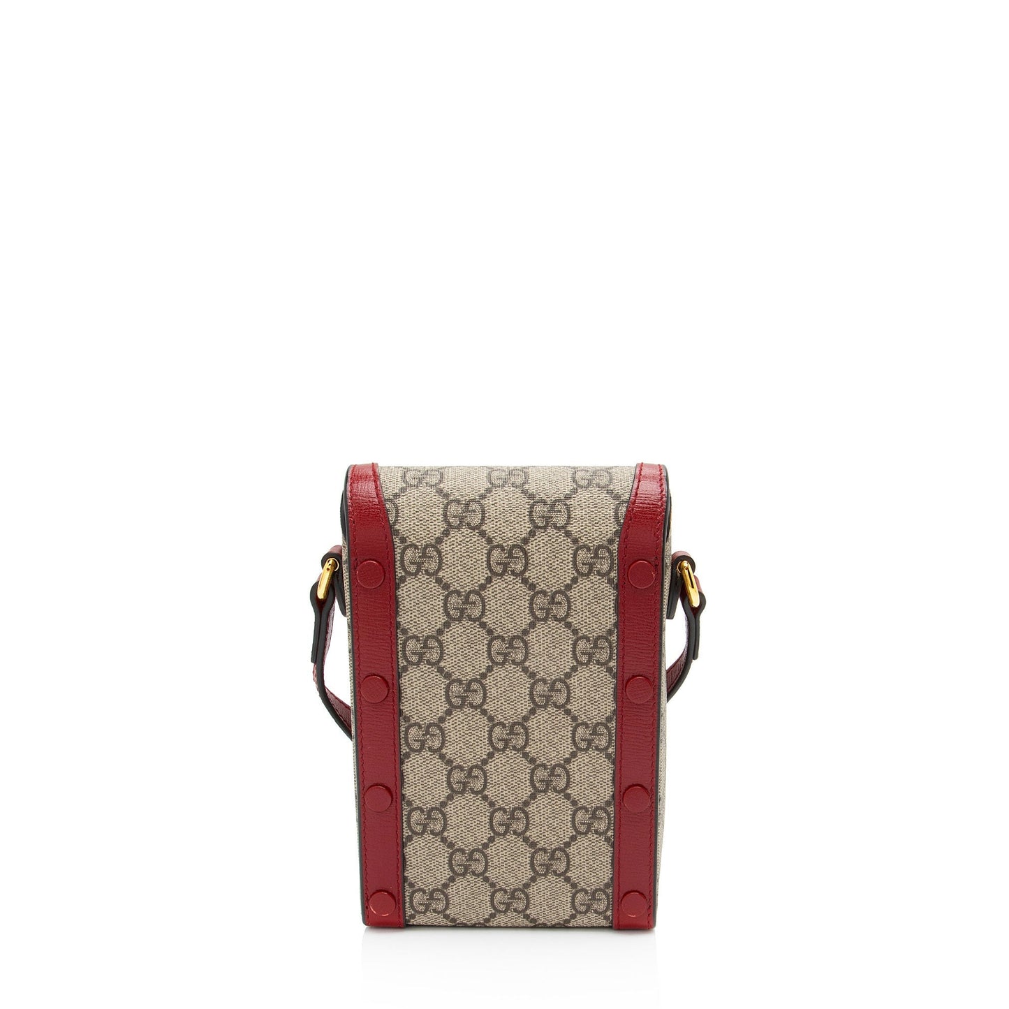 Gucci GG Supreme Horsebit 1955 Vertical Mini Shoulder Bag (SHF-ue12O9)
