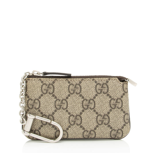 Gucci GG Supreme Key Pouch (SHF-BrByDR)