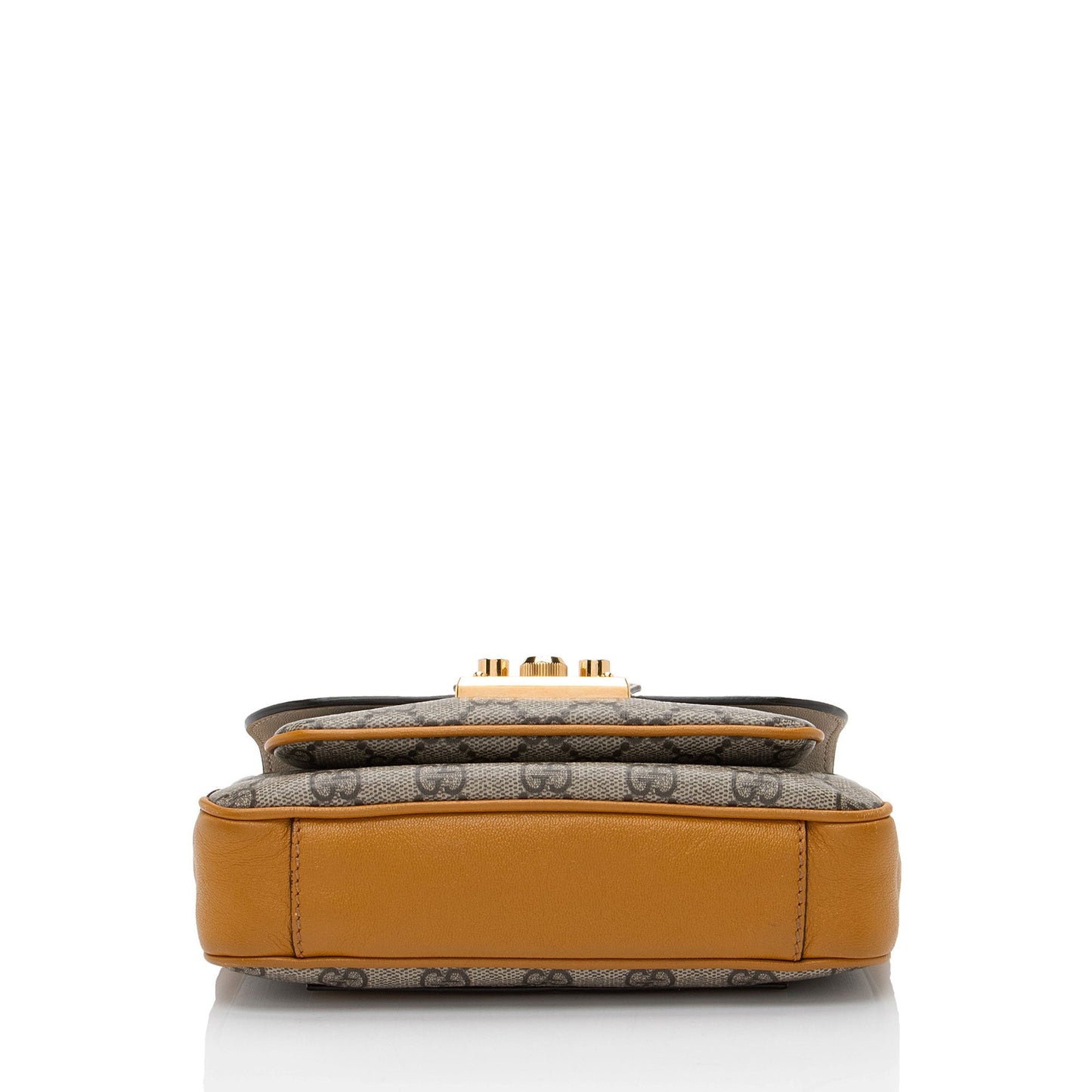 Gucci GG Supreme Leather Padlock Mini Crossbody