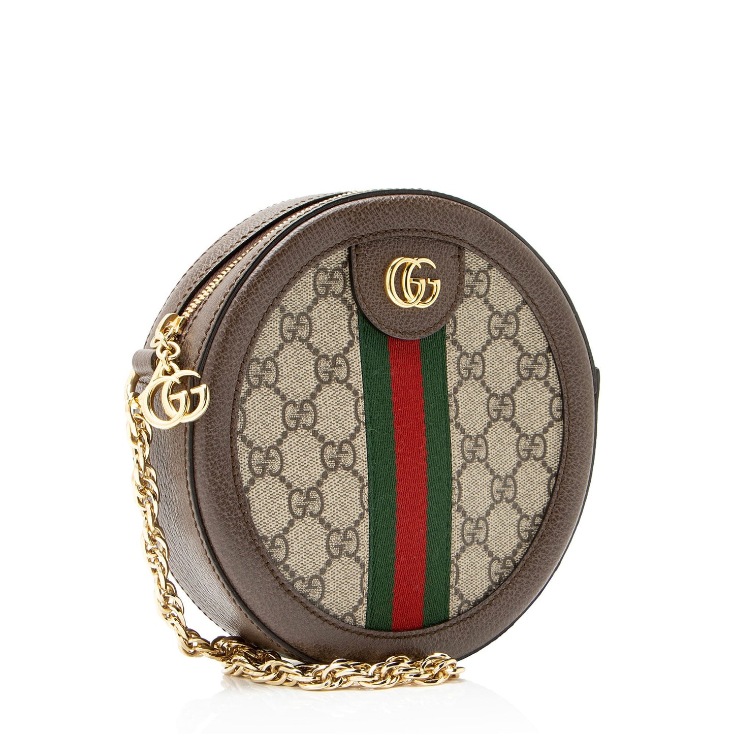Gucci GG Supreme Ophidia Round Mini Shoulder Bag