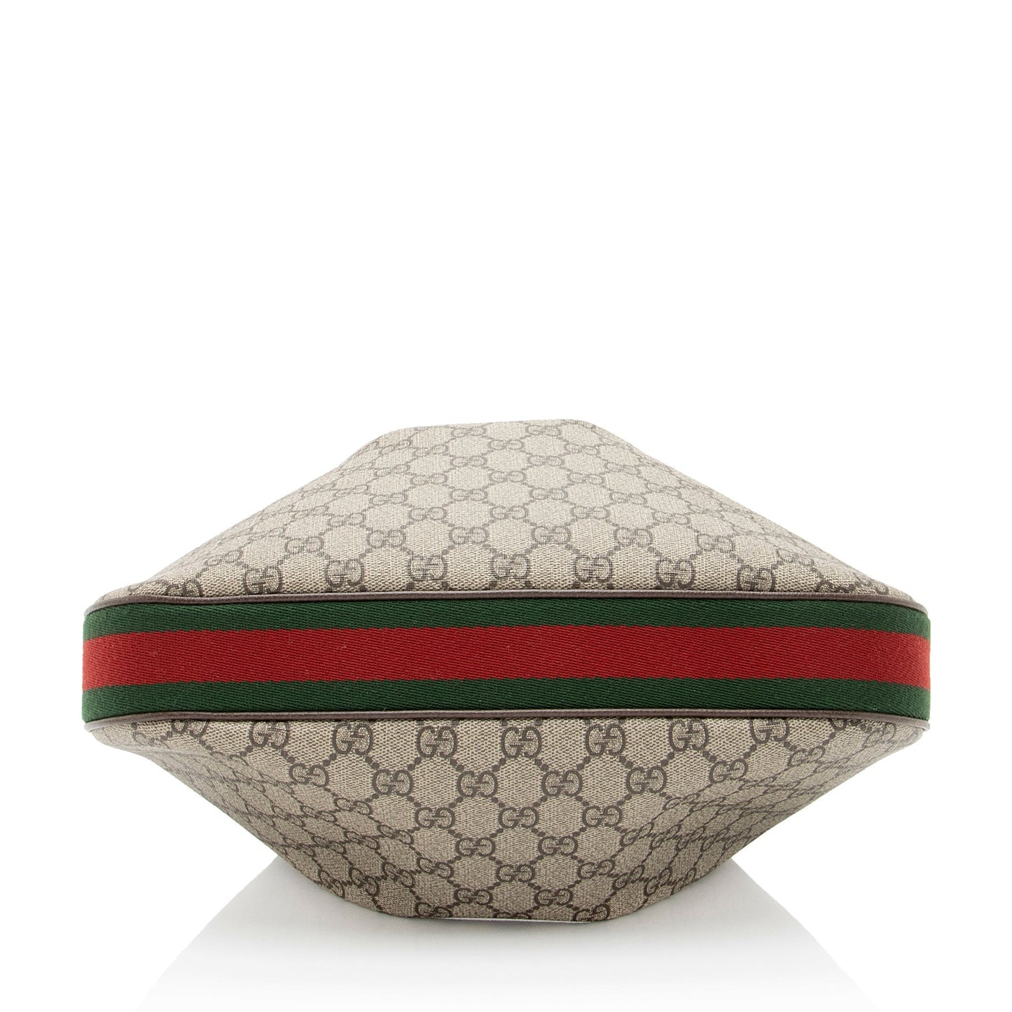 Gucci GG Supreme Web Attache Large Shoulder Bag