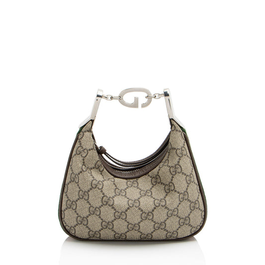 Gucci GG Supreme Web Attache Mini Bag