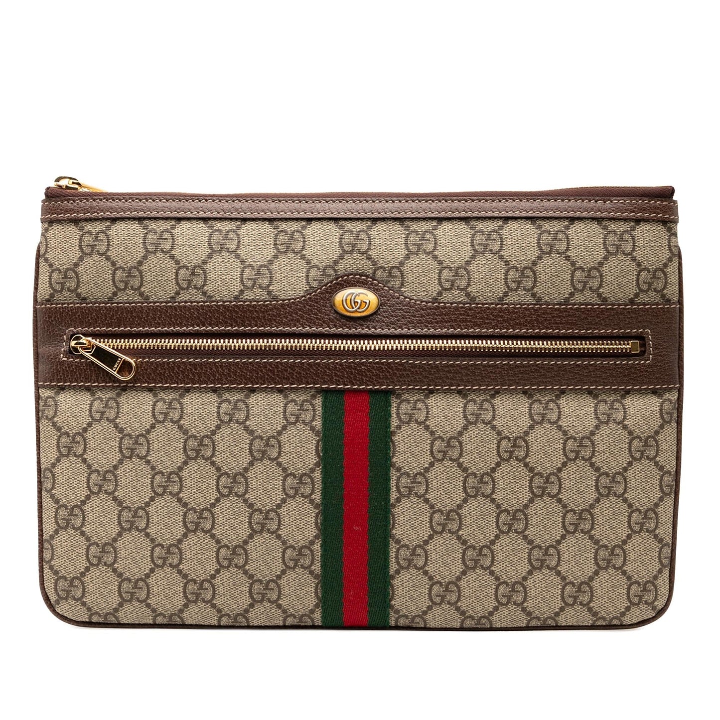 Gucci GG Supreme Web Ophidia Clutch
