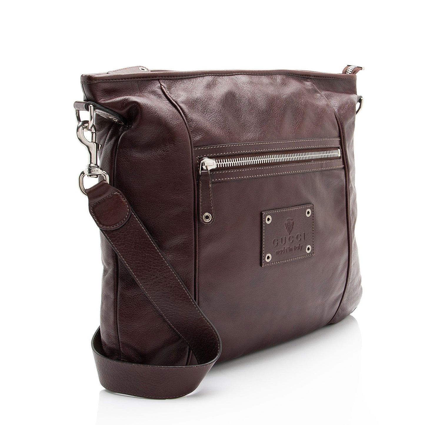Gucci Glazed Leather Beacon Messenger