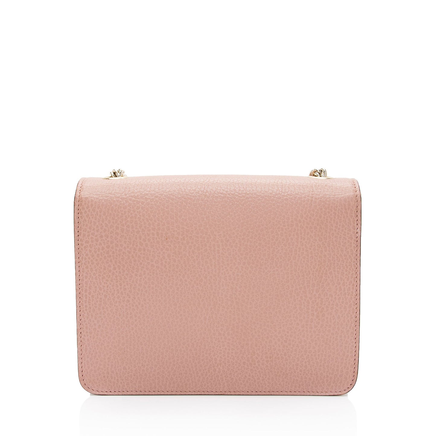 Gucci Grained Calfskin Interlocking G Small Shoulder Bag (SHF-eMNjXX)