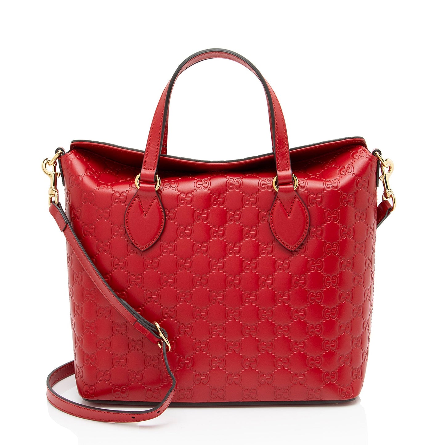 Gucci Guccissima Leather Linea A Fold Over Tote