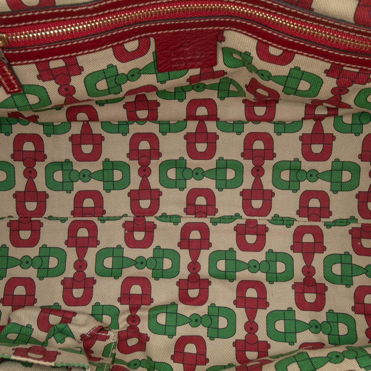 Gucci Guccissima Trimmed Leather Signoria Handbag