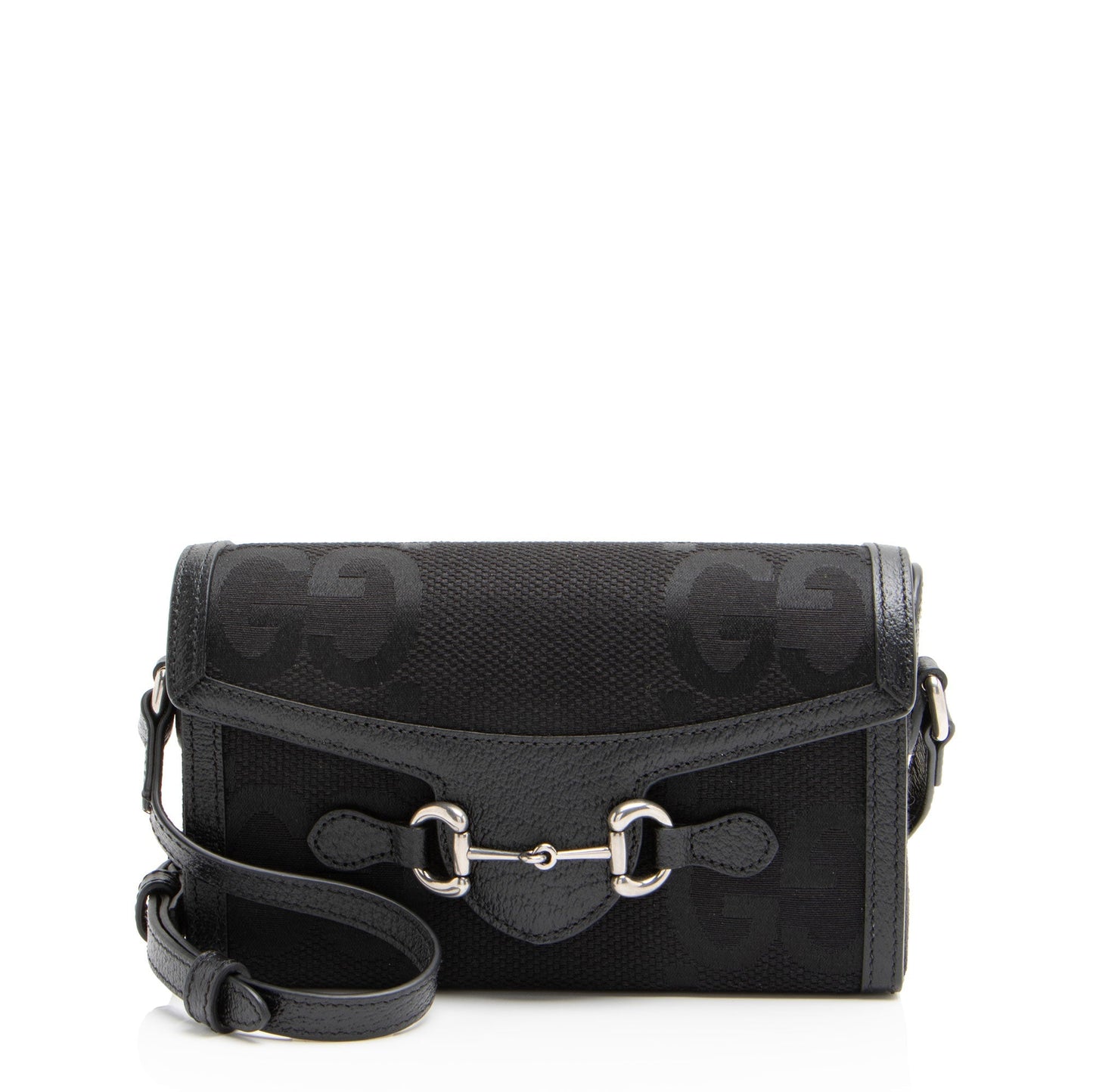 Gucci Jumbo GG Canvas Horsebit 1955 Mini Shoulder Bag