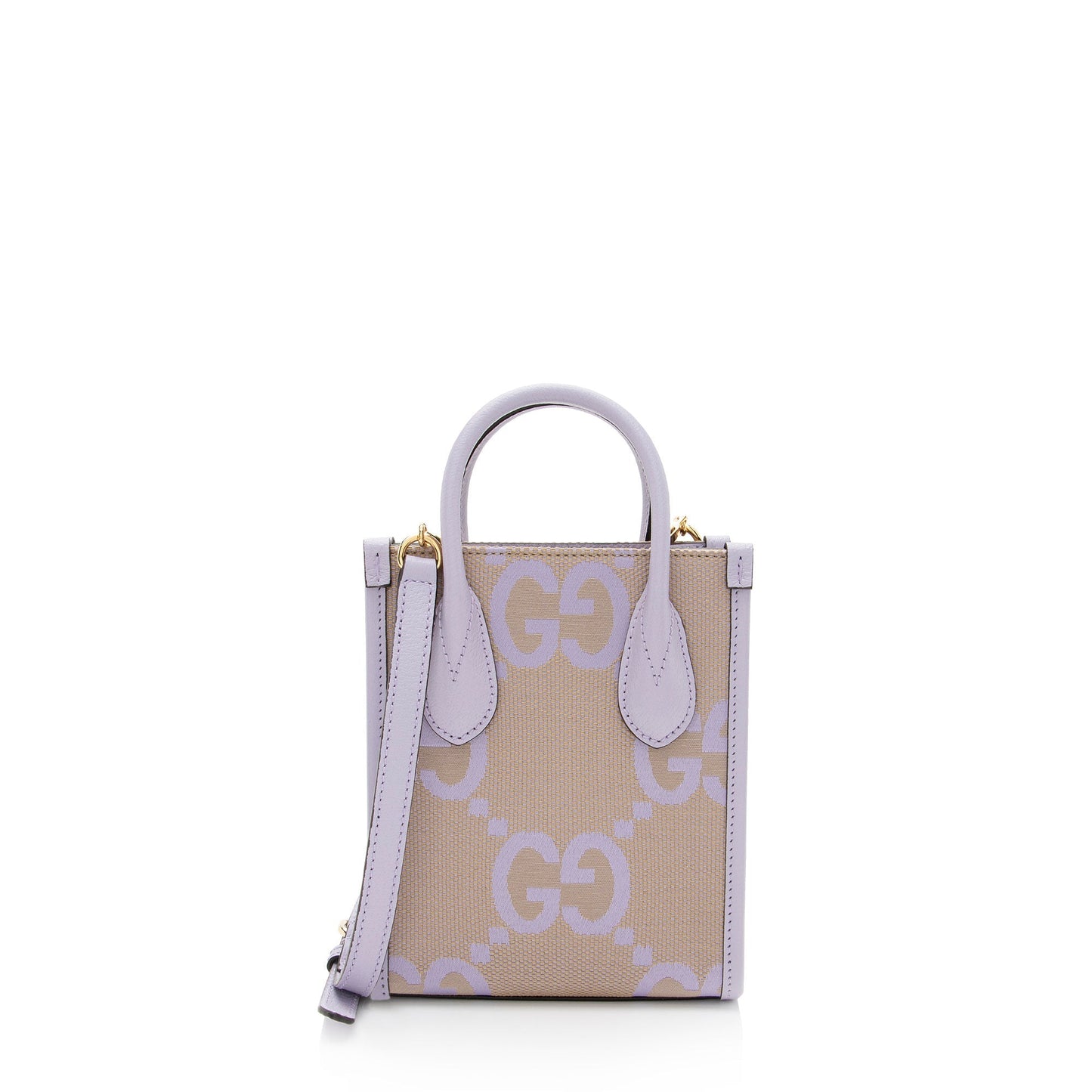 Gucci Jumbo GG Canvas Vertical Mini Tote