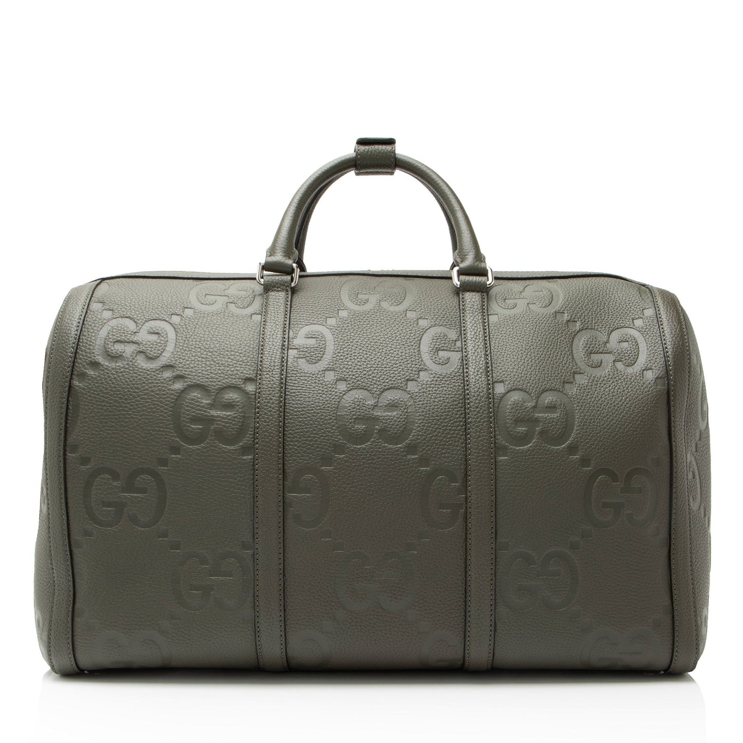 Gucci Jumbo GG Embossed Leather Small Duffle