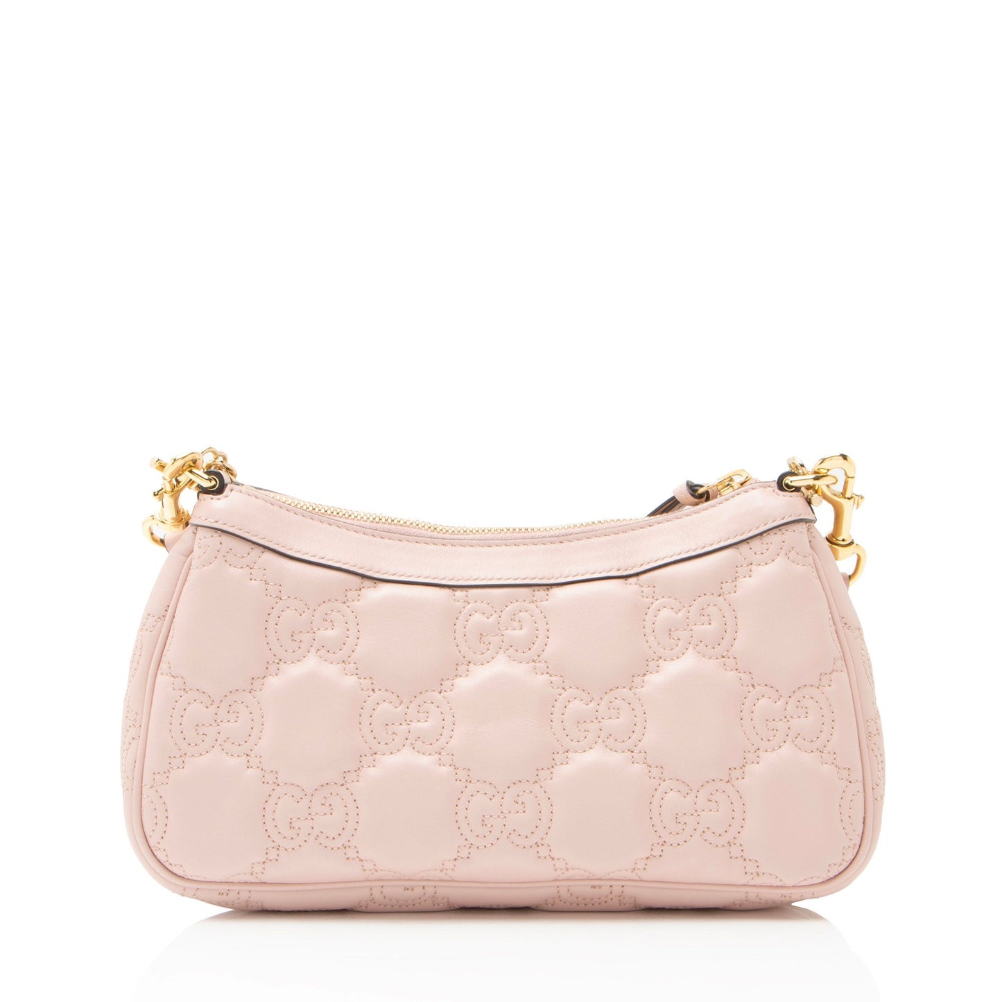 Gucci Jumbo GG Matelasse Leather Chain Small Crossbody