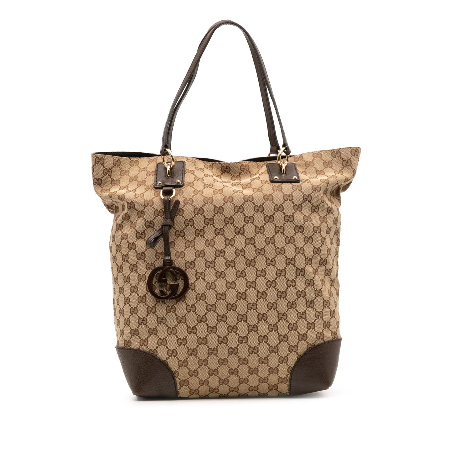 Gucci Large GG Canvas GG Charm Tote
