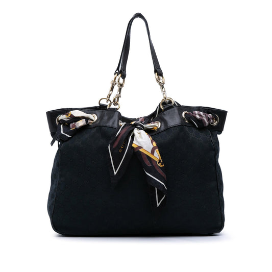 Gucci Large GG Canvas Positano Tote