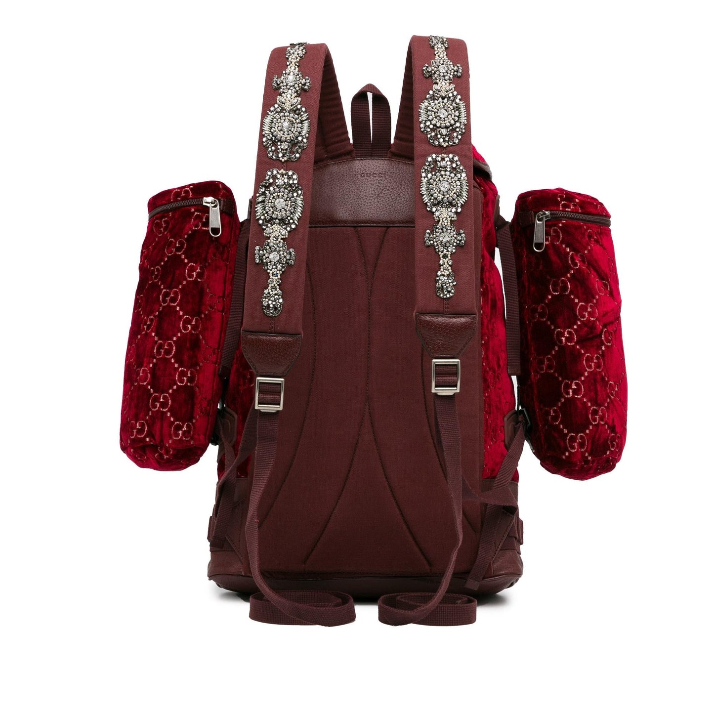 Gucci Large GG Velvet Heart Alpina Backpack (SHG-GnWulN)