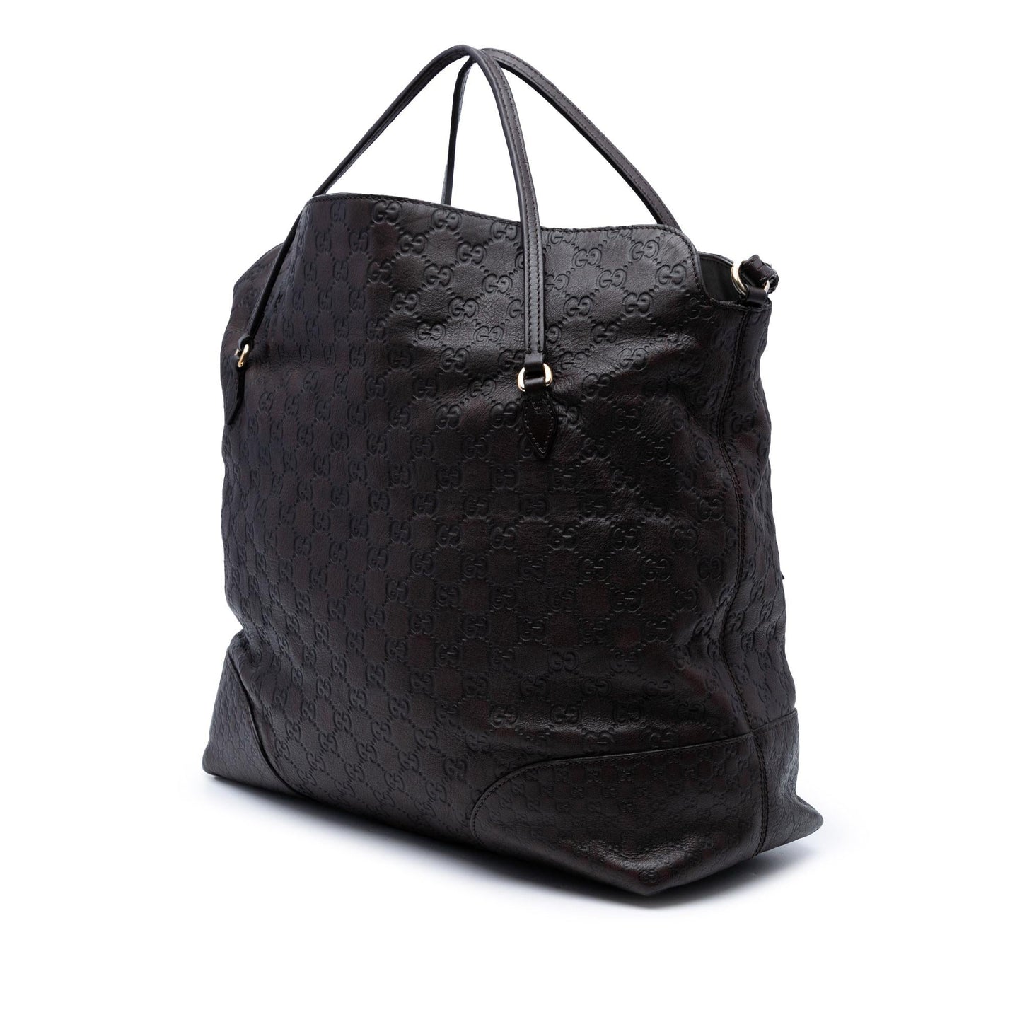 Gucci Large Guccissima Bree Fold Over Tote