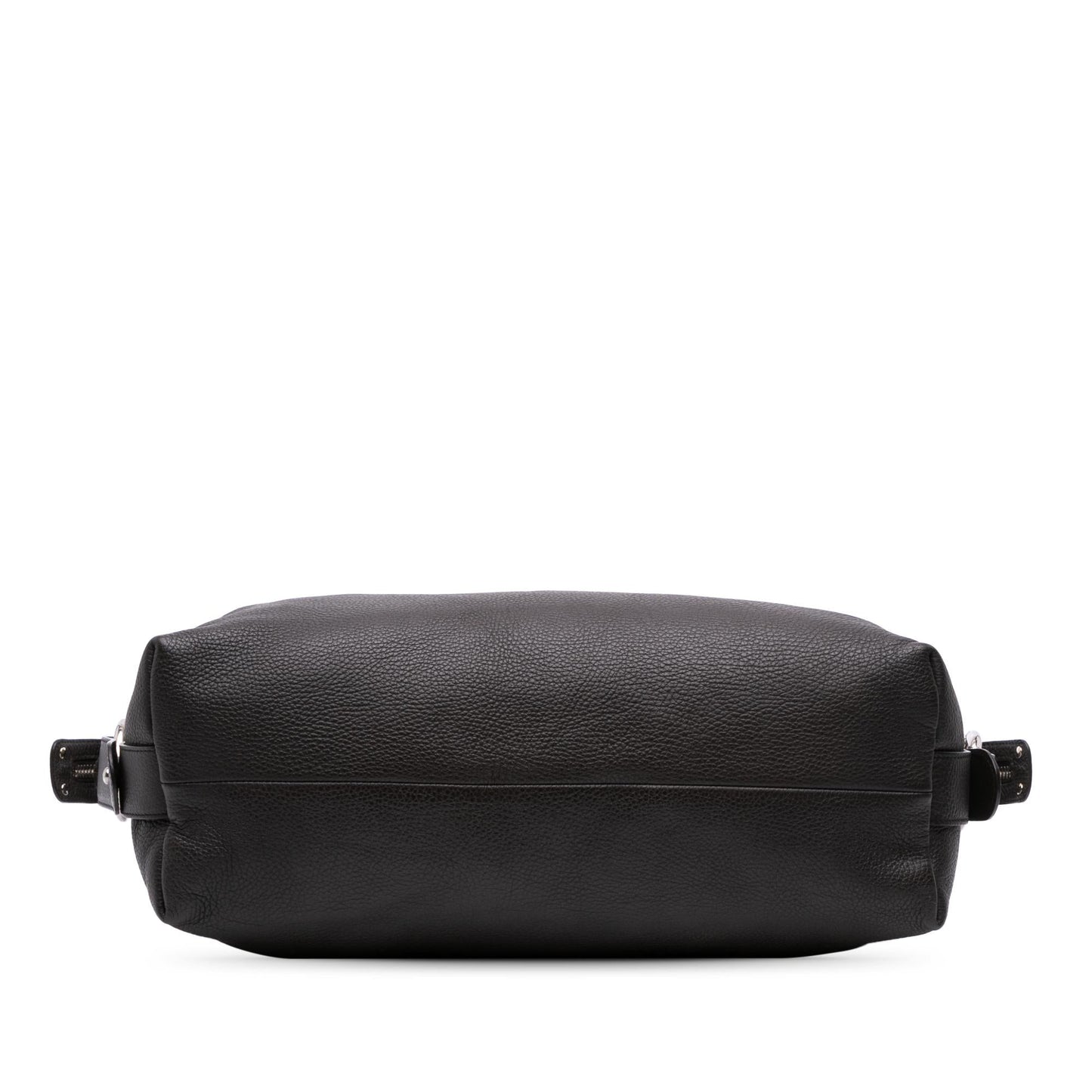 Gucci Large Pebbled Calfskin Bamboo Bar Tote