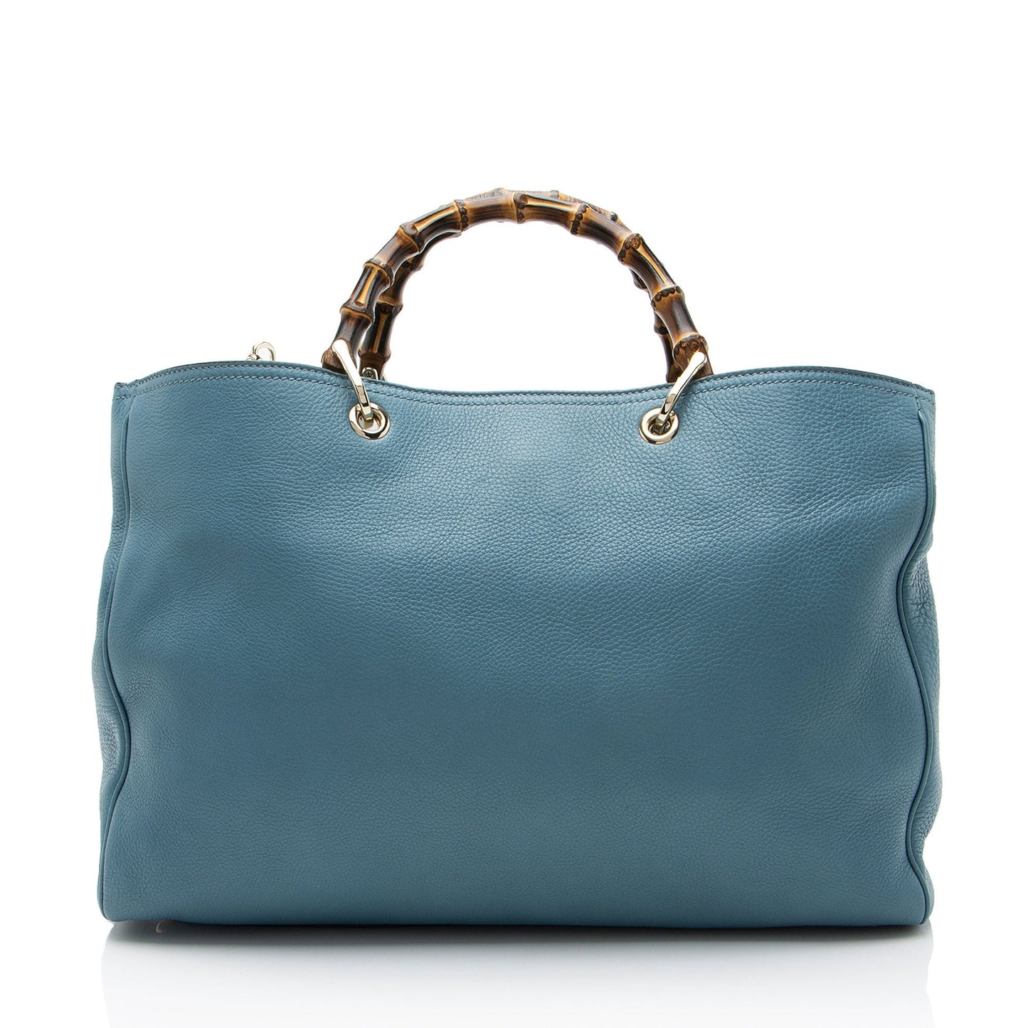 Gucci Leather Bamboo Large Shopper Tote