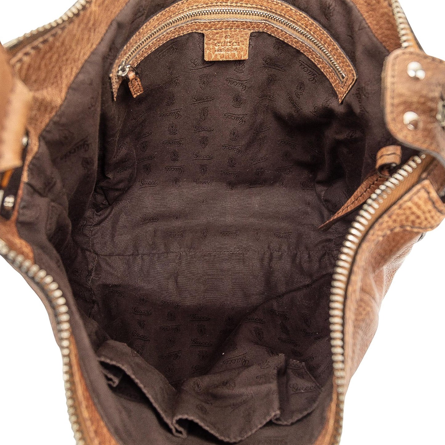 Gucci Leather Bamboo Shoulder Bag