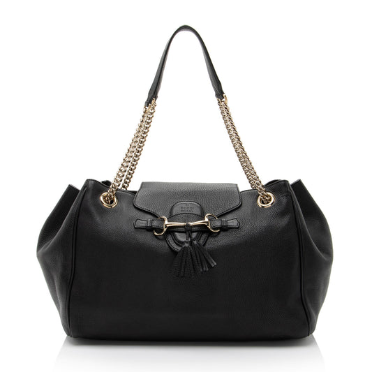 Gucci Leather Emily Shoulder Bag