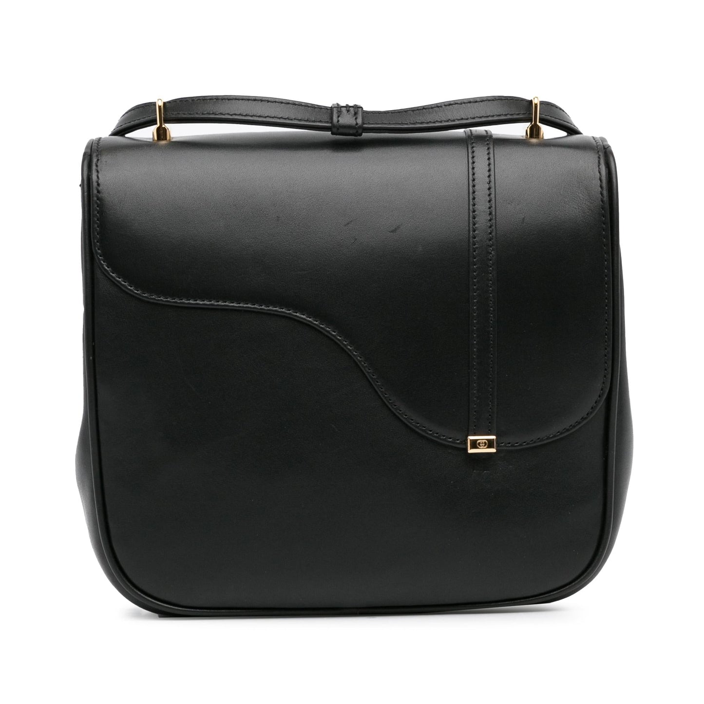 Gucci Leather Equestrian Crossbody (SHG-YHWrQK)