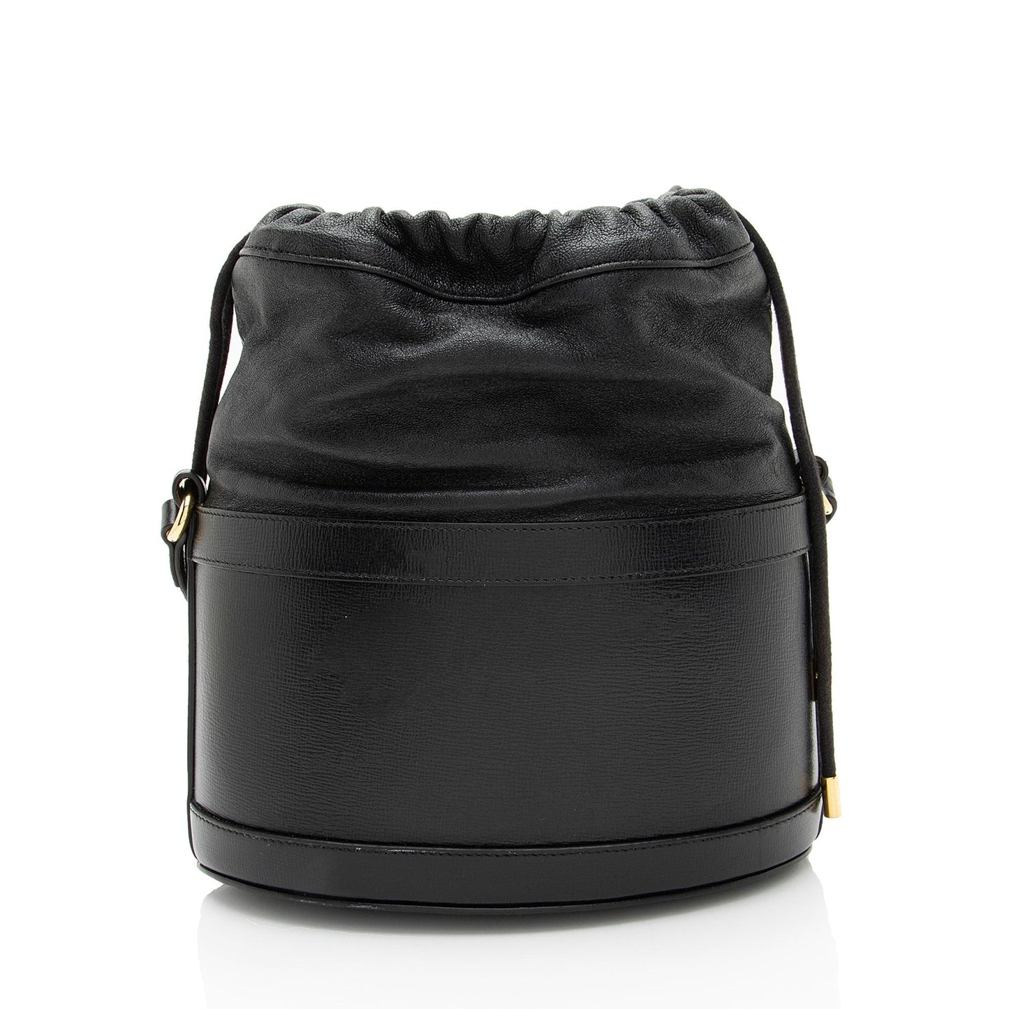 Gucci Leather Horsebit 1955 Drawstring Bucket Bag