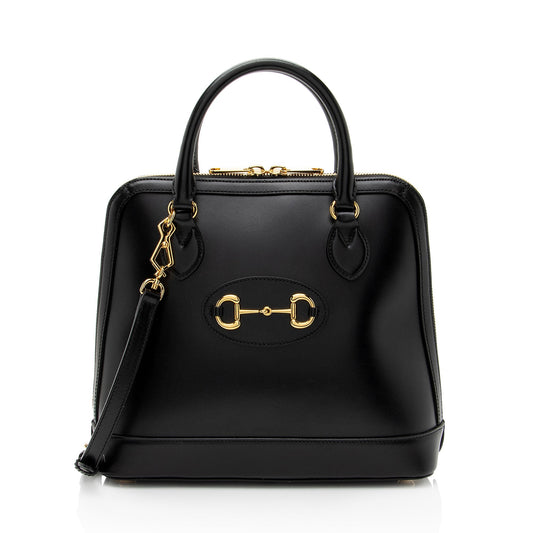 Gucci Leather Horsebit 1955 Medium Satchel