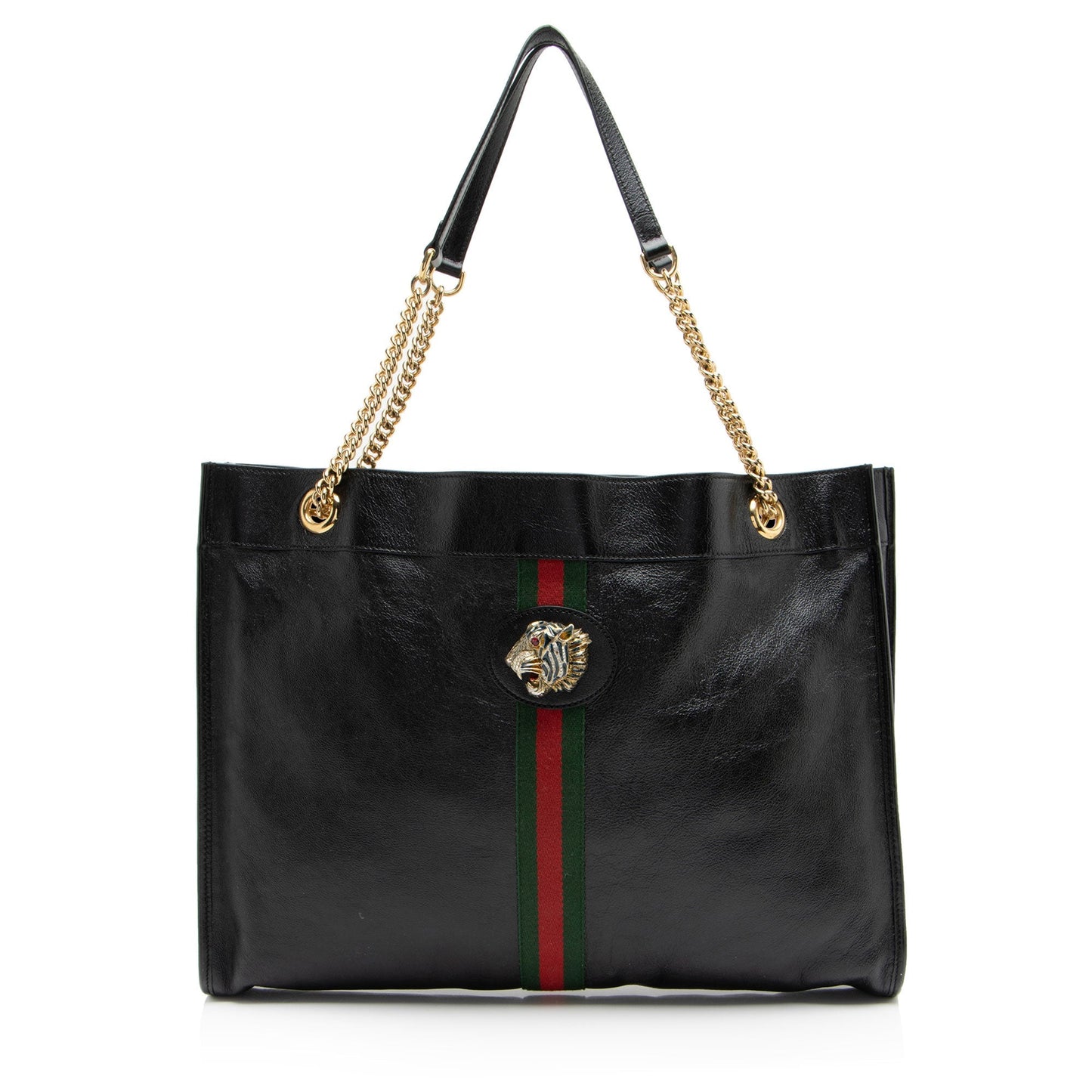 Gucci Leather Rajah Large Tote