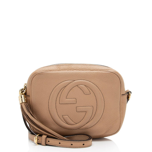 Gucci Leather Soho Disco Bag - FINAL (SHF-lzj3mO)
