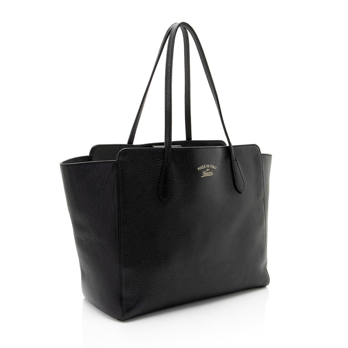 Gucci Leather Swing Medium Tote (SHF-b8kgN9)