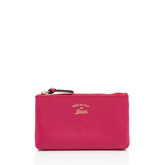 Gucci Leather Swing Small Pouch (SHF-ao2au6)