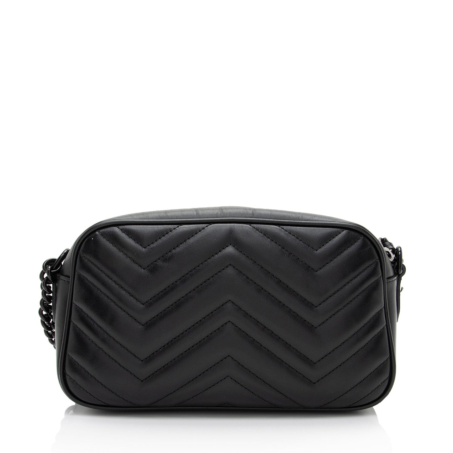 Gucci Matelasse Leather Monochrome GG Marmont Small Camera Bag