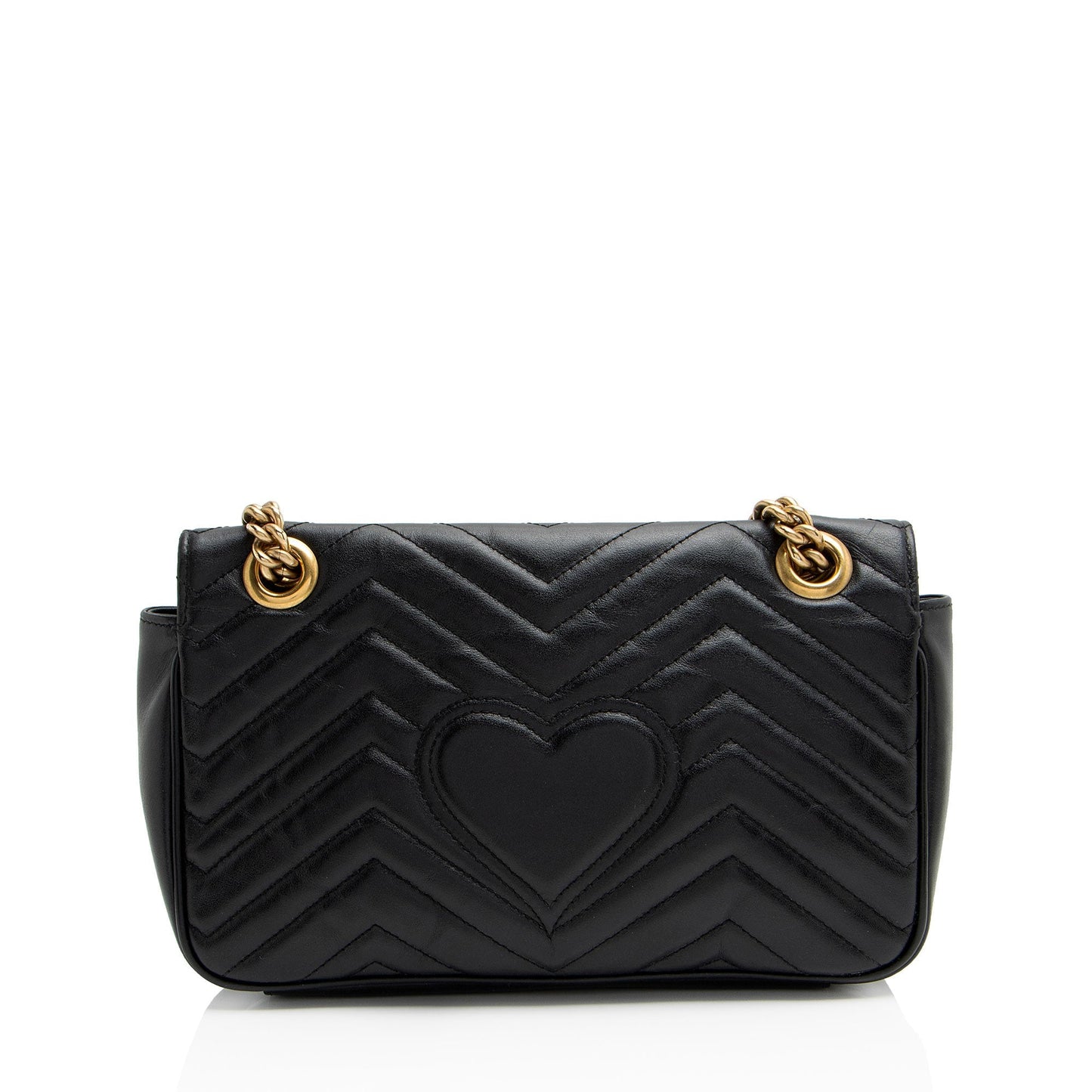 Gucci Matelasse Leather GG Marmont Medium Flap Bag
