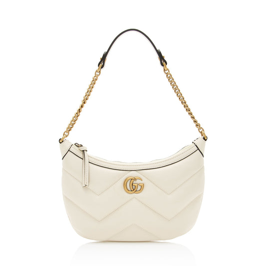 Gucci Matelasse Leather GG Marmont Small Shoulder Bag