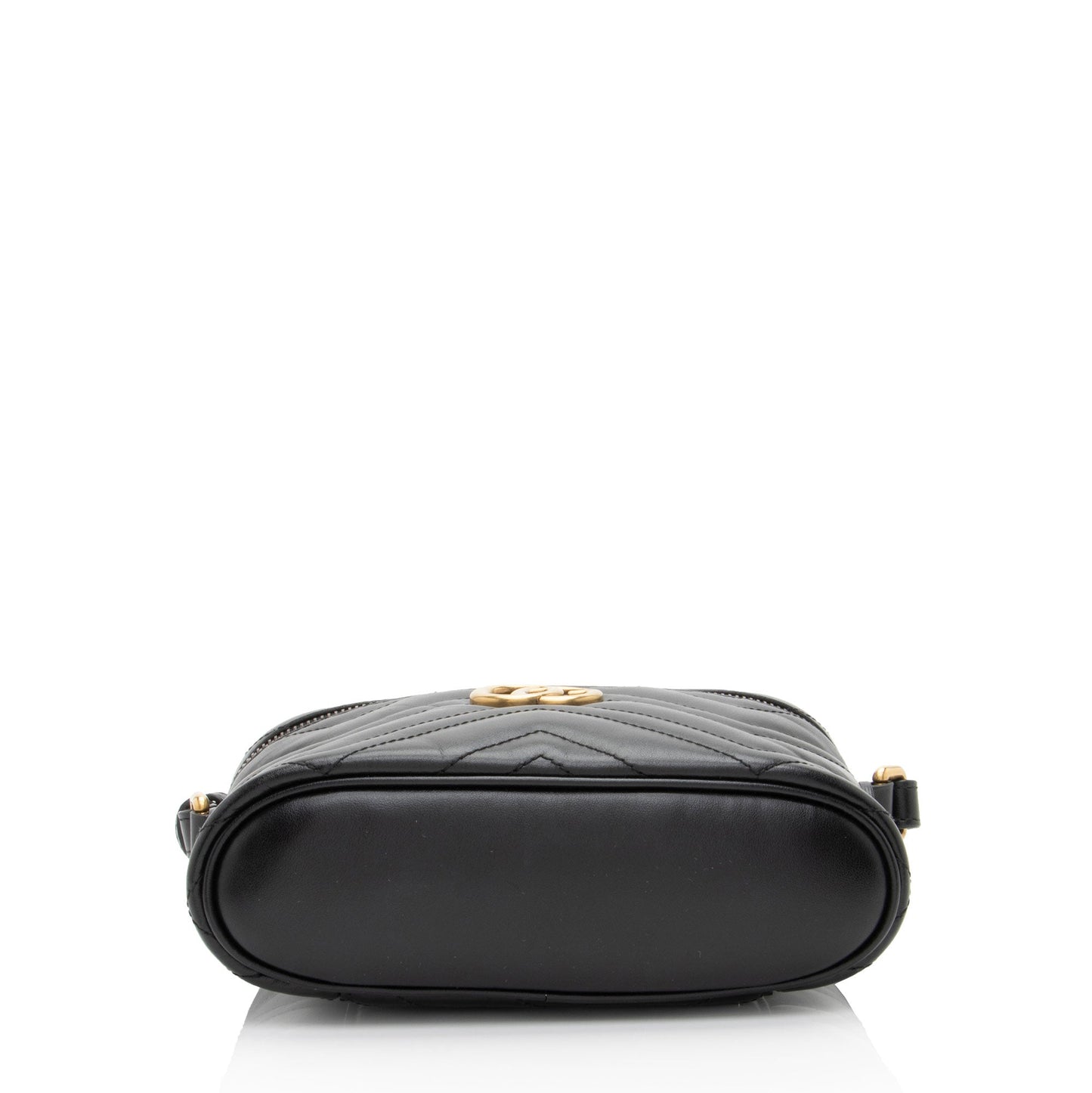 Gucci Matelasse Leather GG Marmont Small Vanity Top Handle