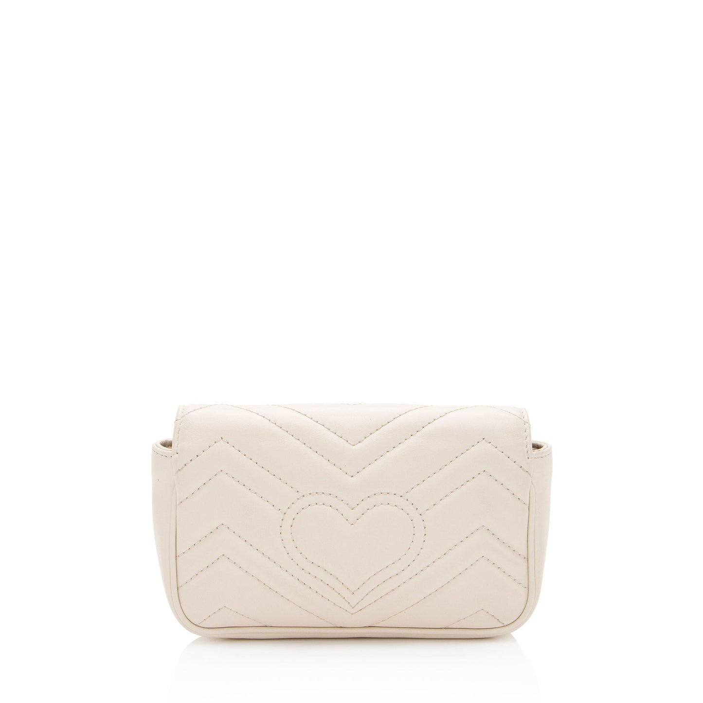 Gucci Matelasse Leather GG Marmont Super Mini Flap Bag