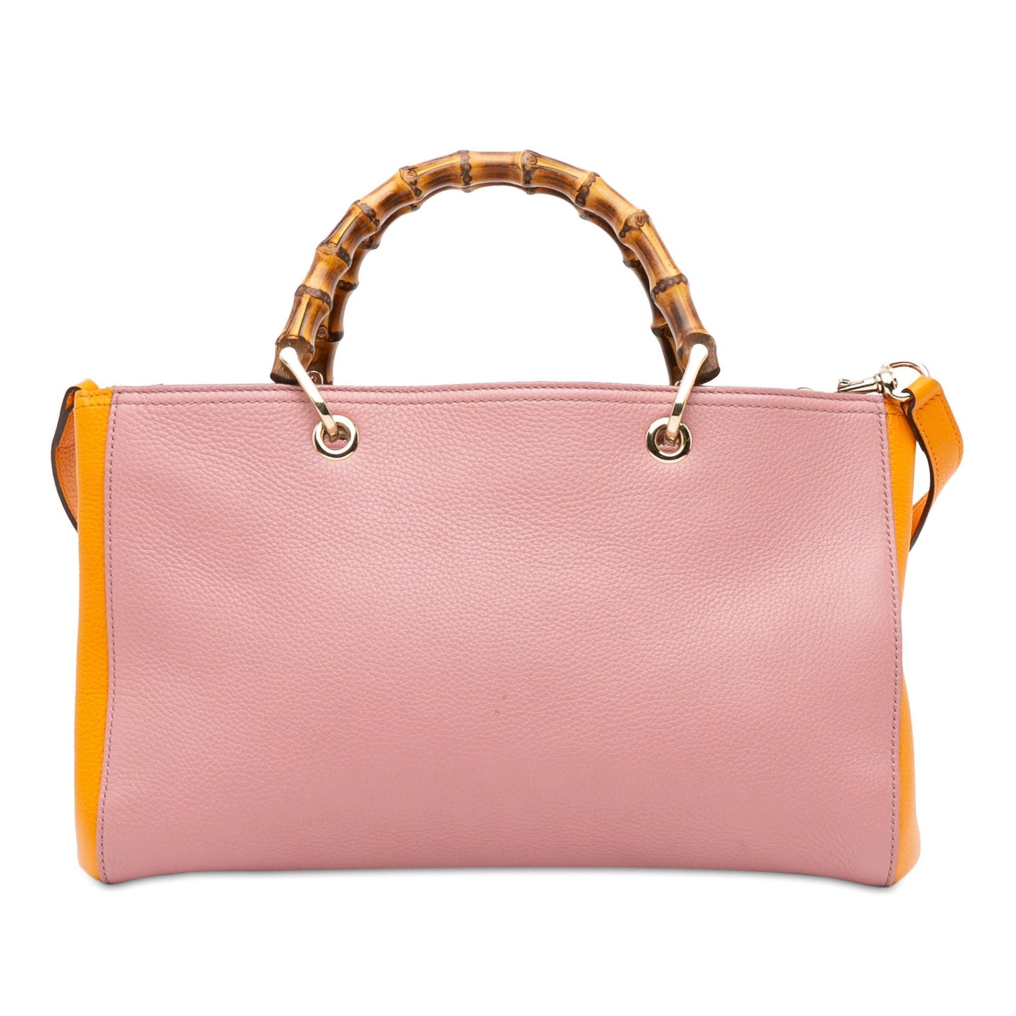 Gucci Medium Bicolor Bamboo Shopper (SHG-d7YYV5)
