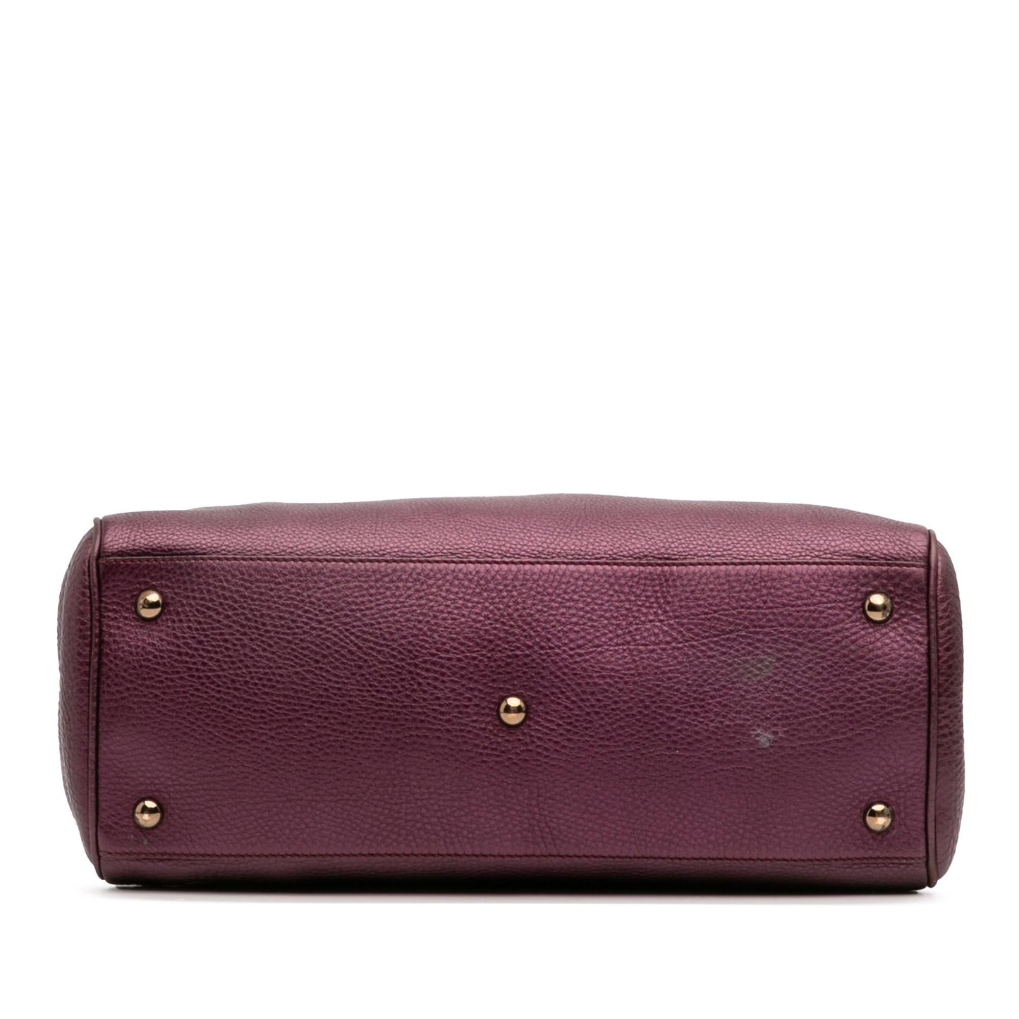 Gucci Medium Calfskin Bamboo Shopper Satchel