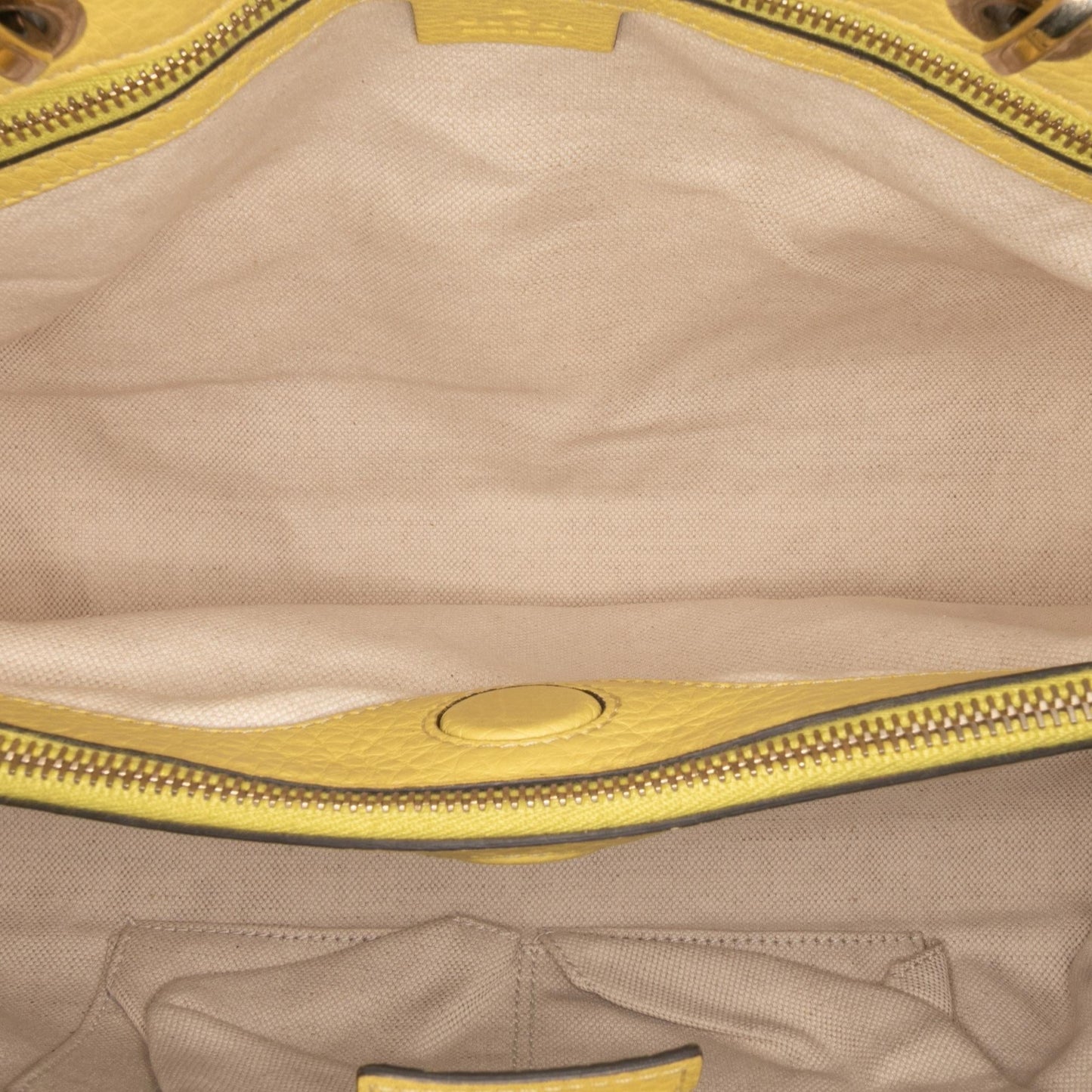 Gucci Medium Calfskin Bamboo Shopper Satchel