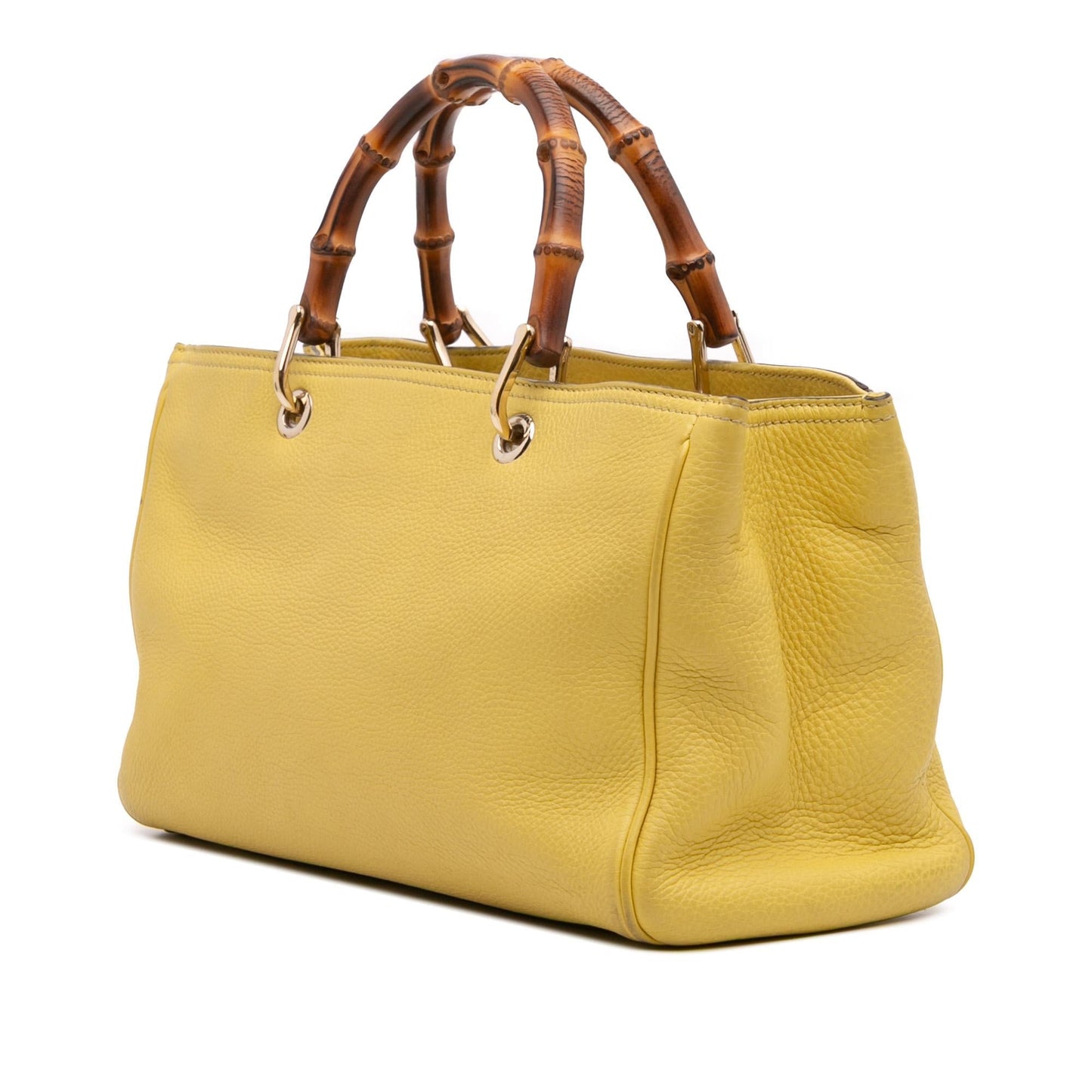 Gucci Medium Calfskin Bamboo Shopper Satchel