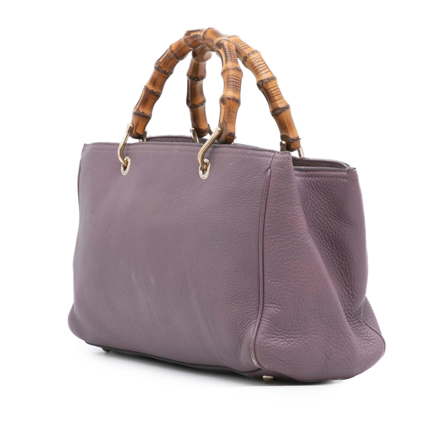 Gucci Medium Calfskin Bamboo Shopper Satchel