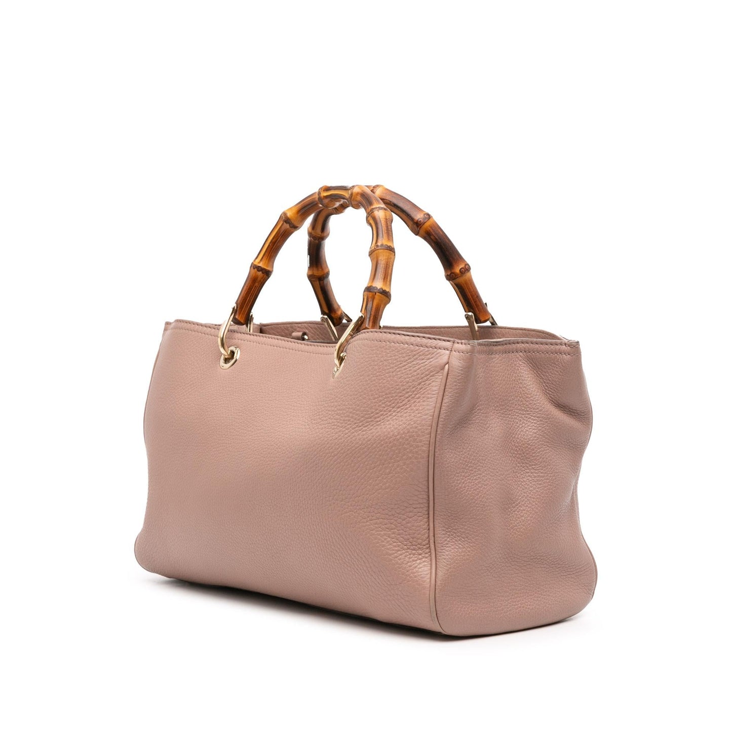 Gucci Medium Calfskin Bamboo Shopper Satchel