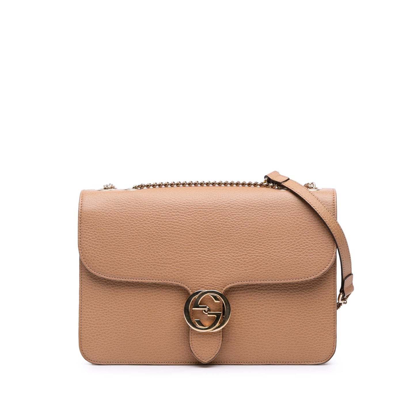Gucci Medium Dollar Calfskin Interlocking G Crossbody