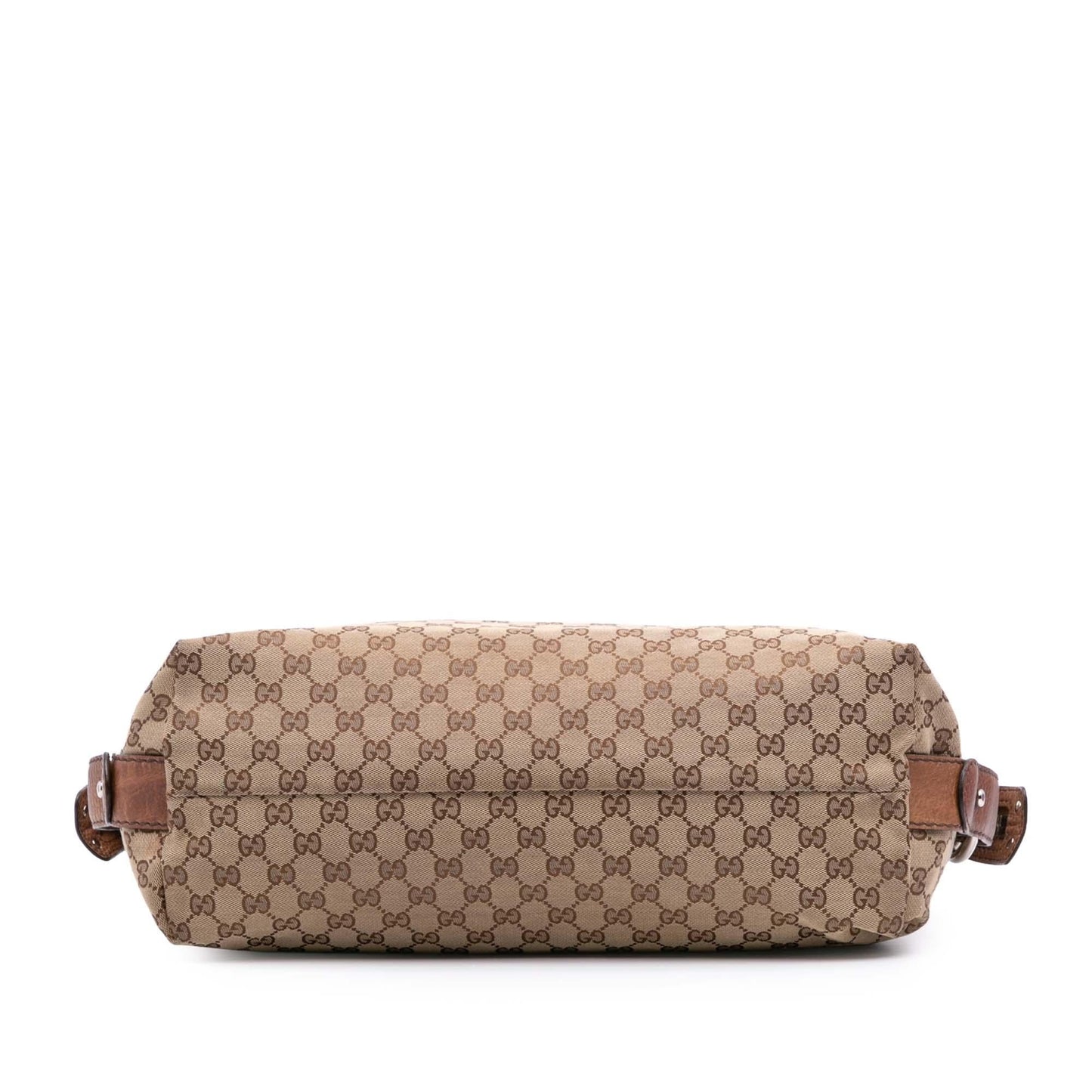 Gucci Medium GG Canvas Bamboo Bar Tote