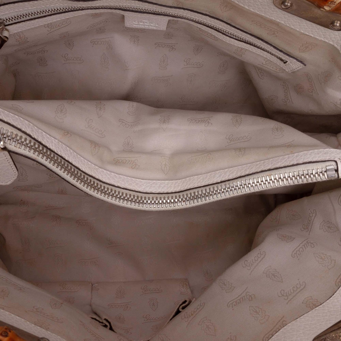 Gucci Medium GG Canvas Bamboo Libeccio Tote