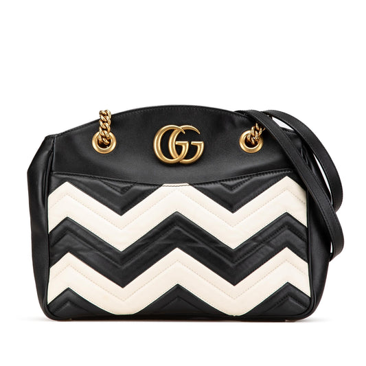 Gucci Medium GG Marmont Matelasse Leather Chain Shoulder Bag
